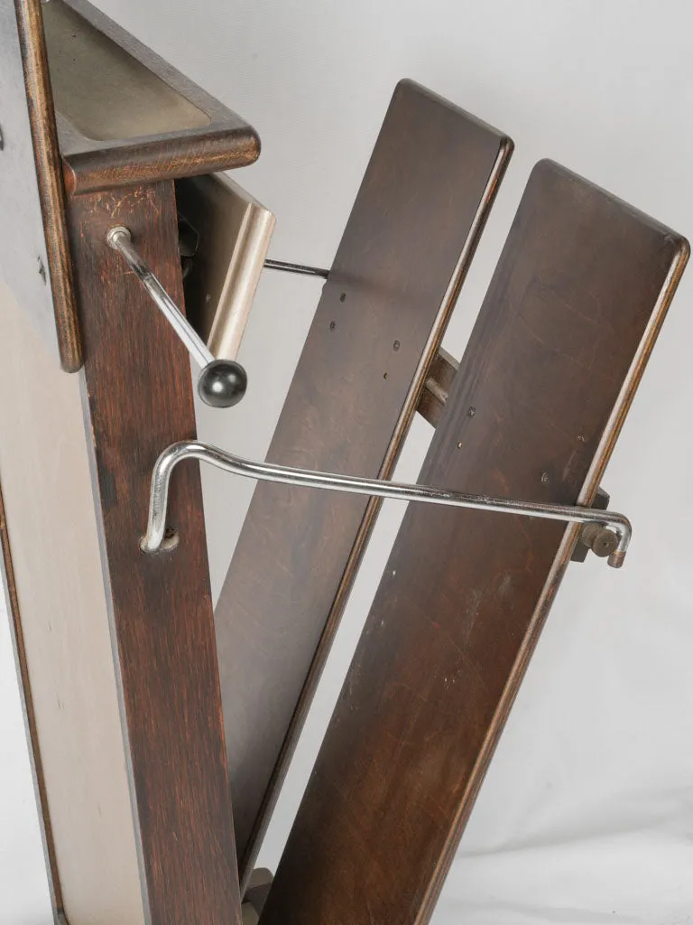 1950s French Wooden Clothes Valet Stand