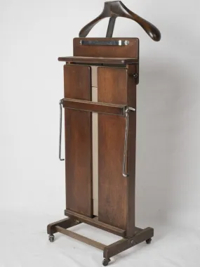 1950s French Wooden Clothes Valet Stand