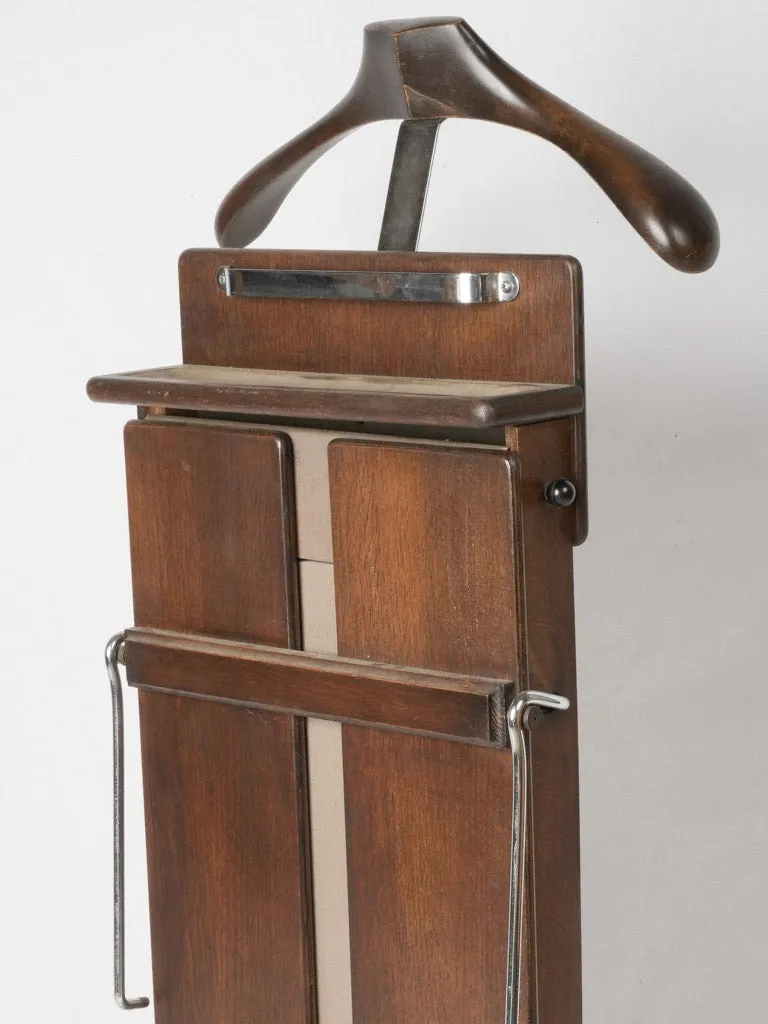 1950s French Wooden Clothes Valet Stand