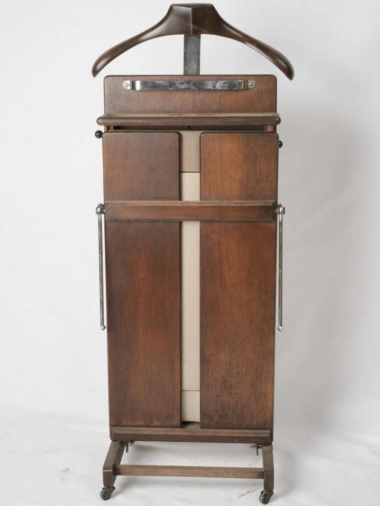 1950s French Wooden Clothes Valet Stand