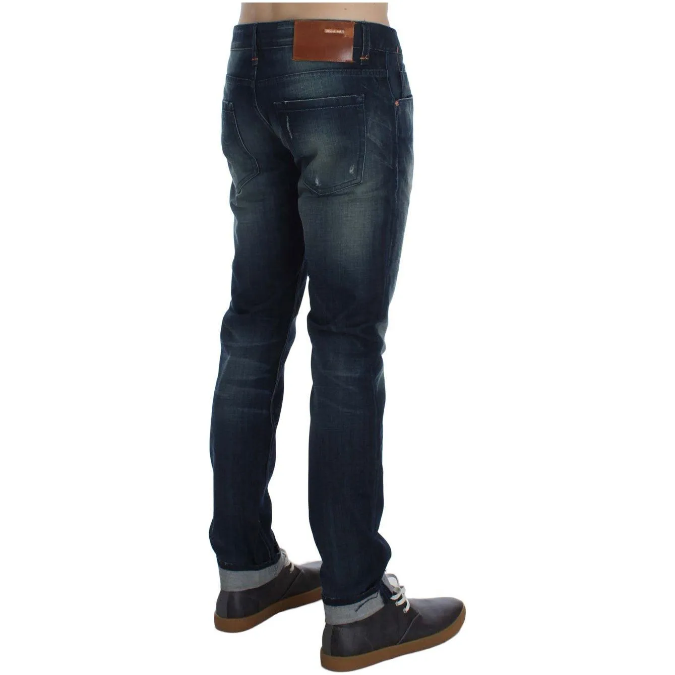 Acht Sleek Slim Fit Italian Denim Jeans