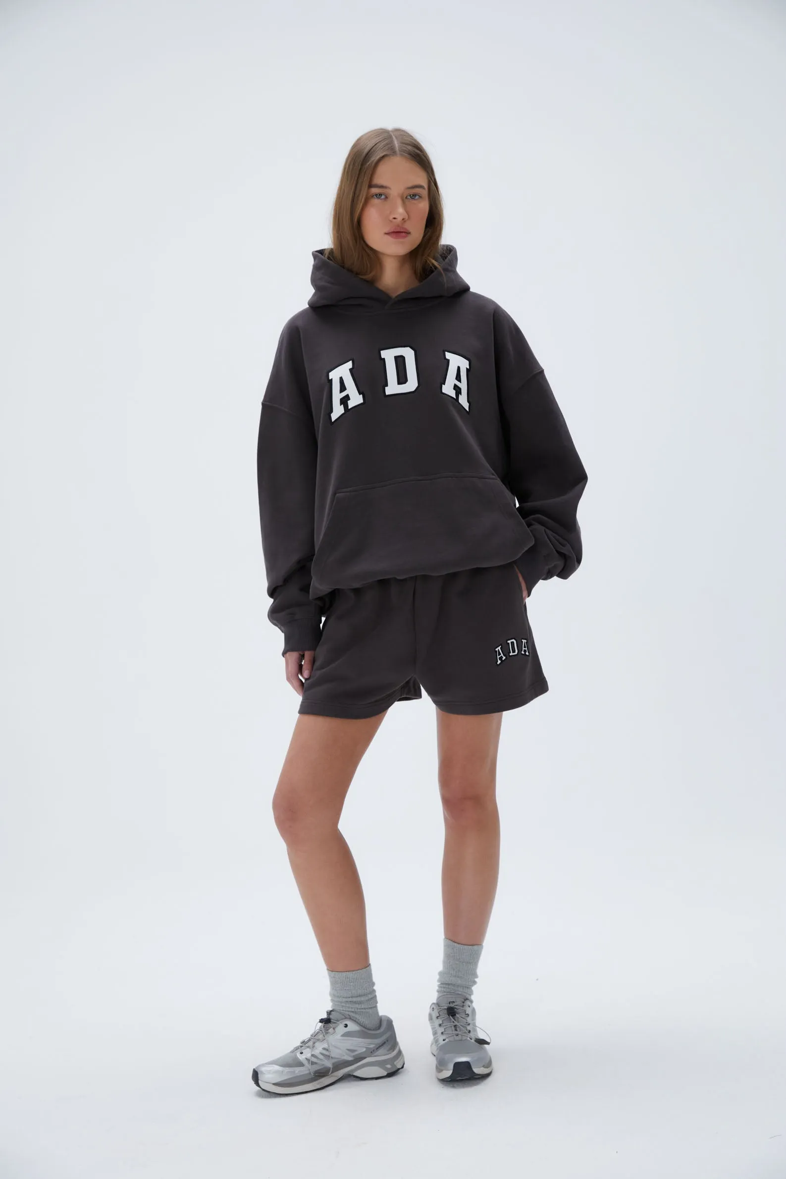 ADA Oversized Hoodie - Coffee Bean