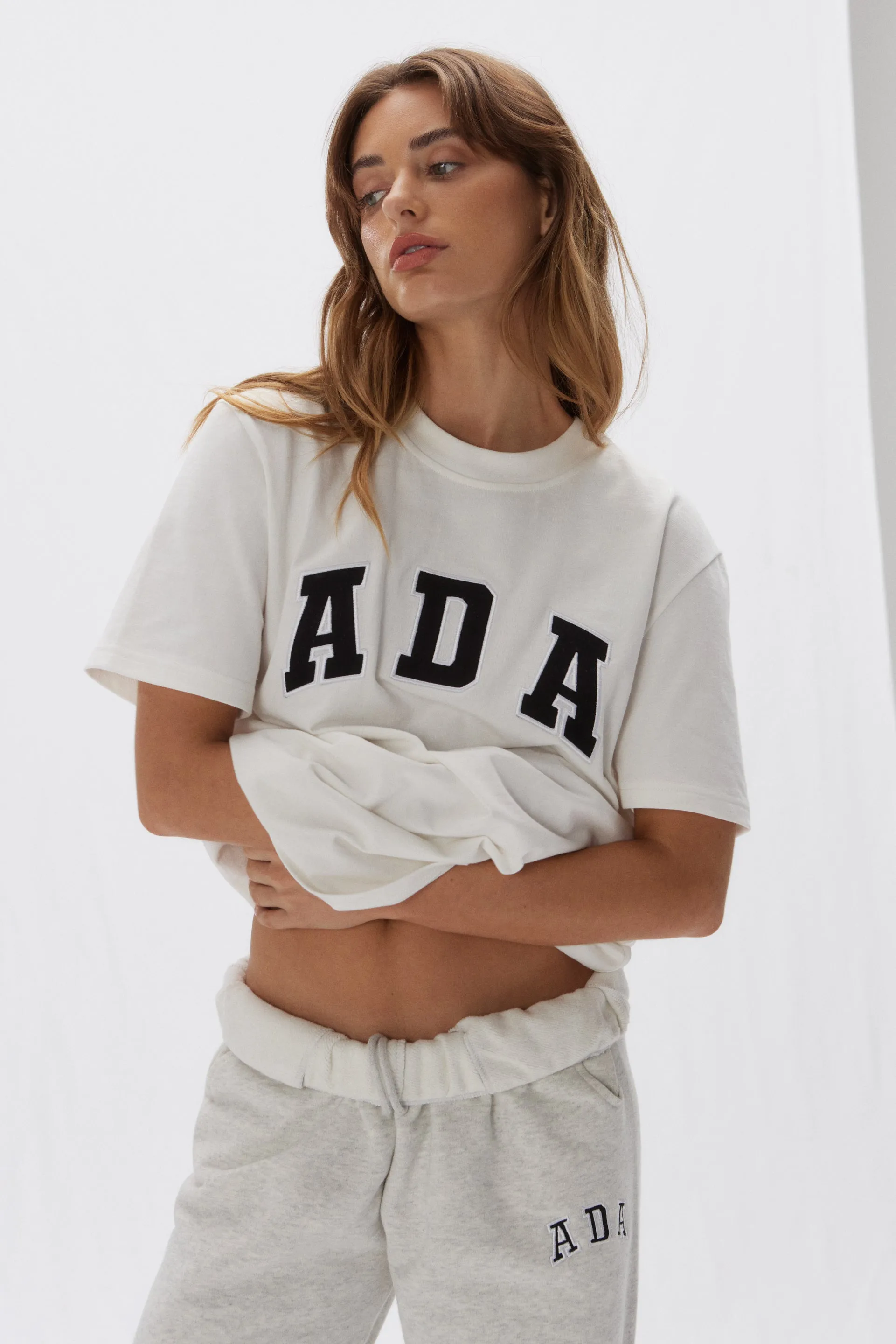 ADA Short Sleeve Oversized T-shirt - White