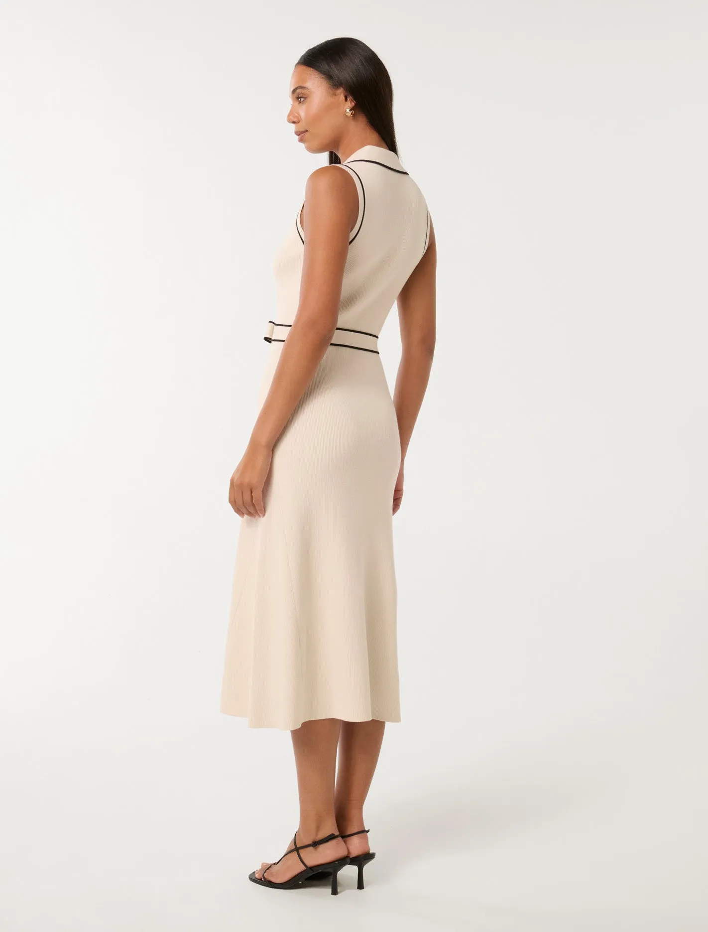 Adeline Sleeveless Knit Midi Dress