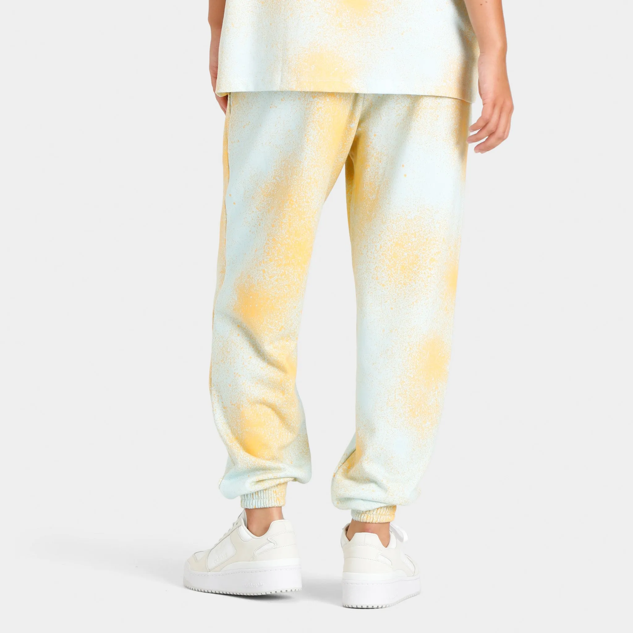 adidas Women's AOP Joggers Almost Blue / Hazy Orange