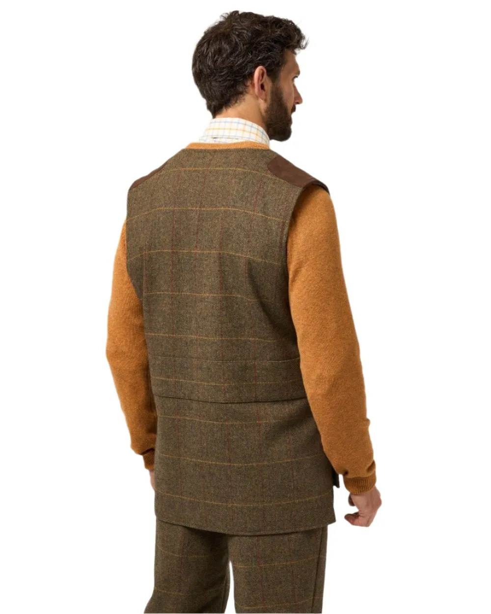 Alan Paine Combrook Tweed Shooting Waistcoat