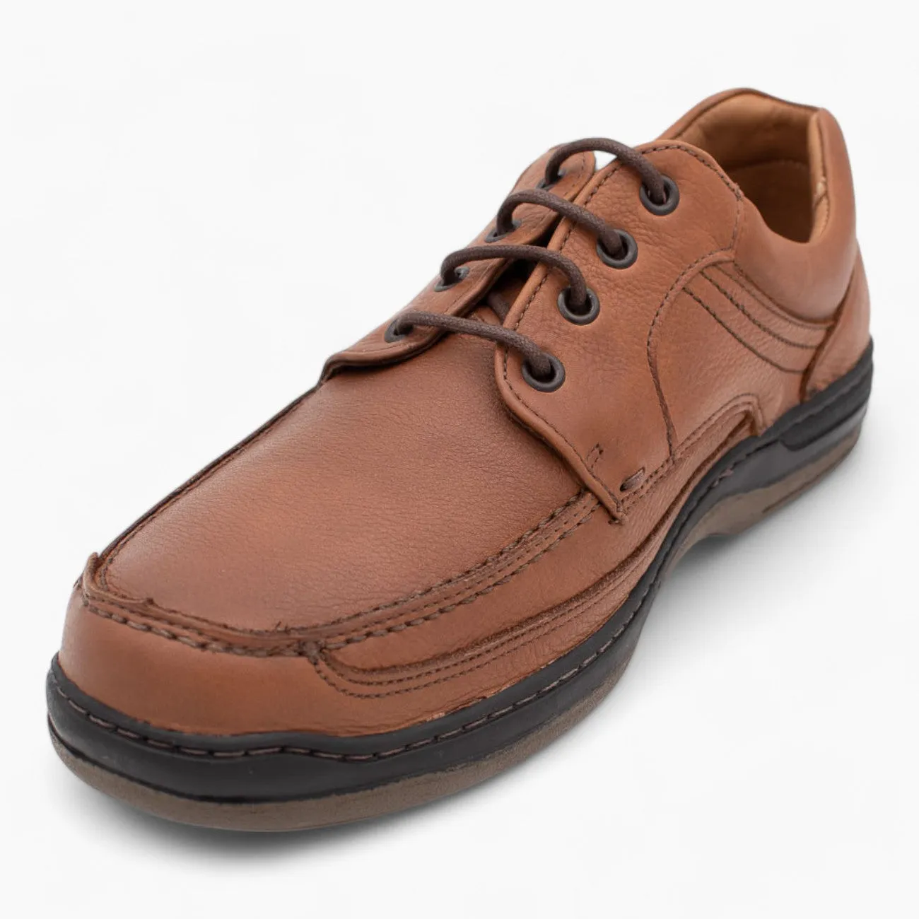 Anatomic & Co Gurupi Men's Leather Lace-Up Shoes, Lightweight with Cushioned Sole