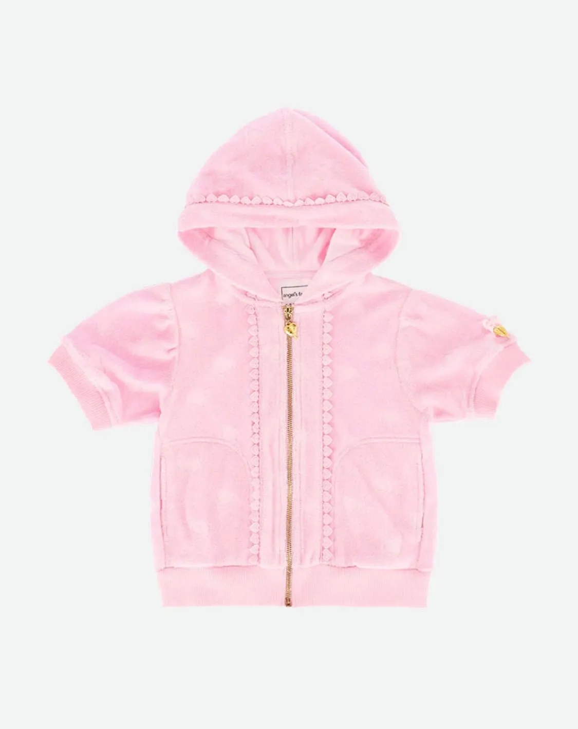 Angel's Face Girls Fairy Pink Hoodie & Shorts Tracksuit