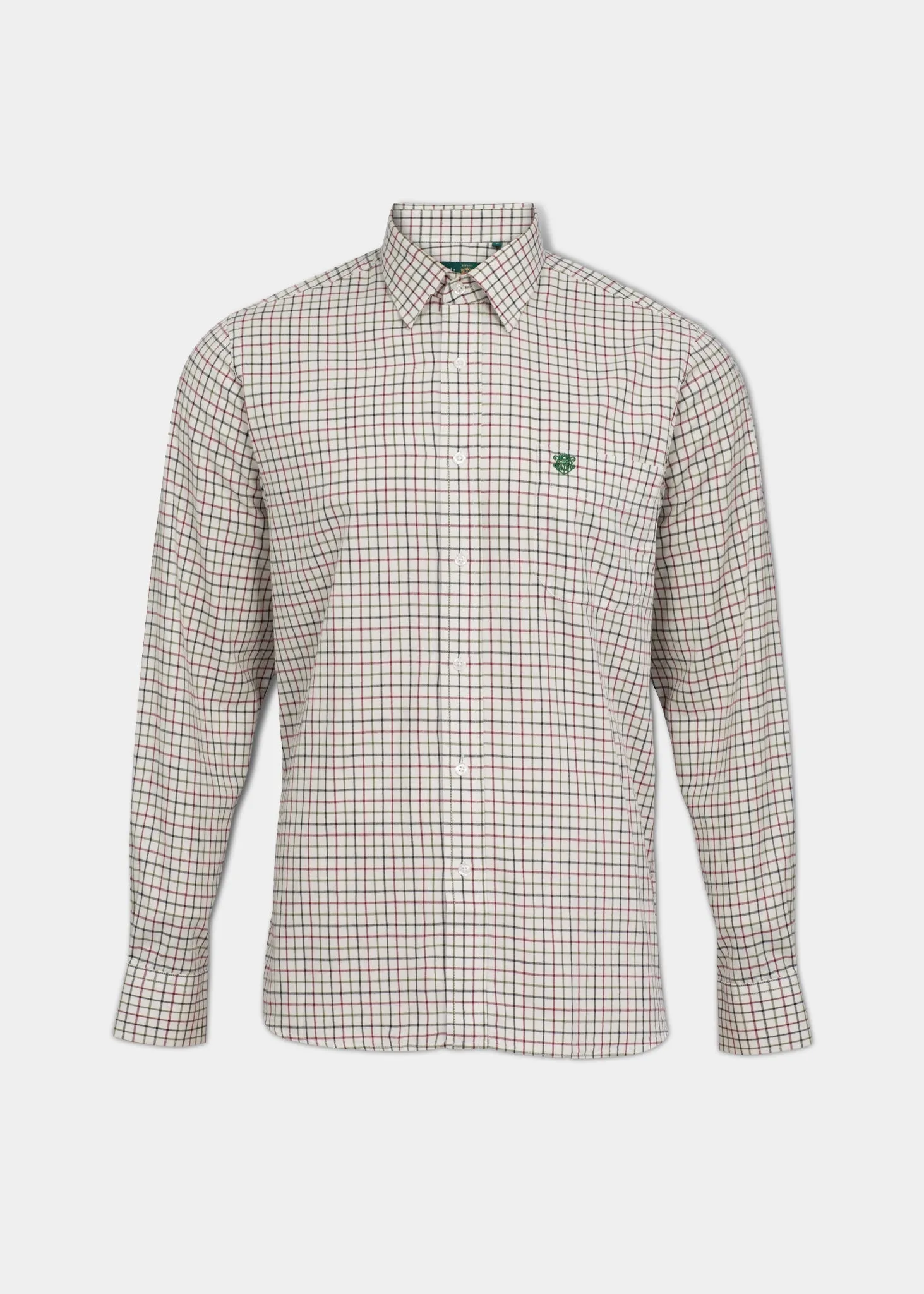 Aylesbury Men's Red Check Shirt - Regular Fit