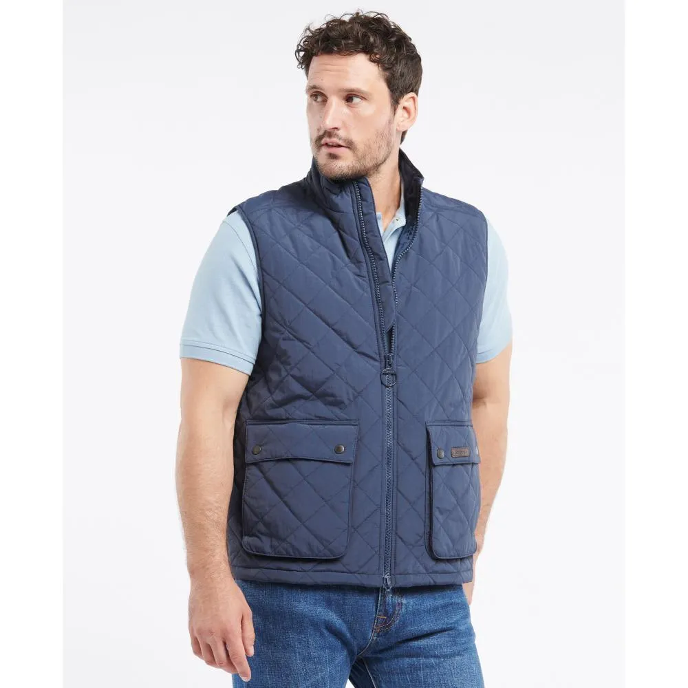 Barbour Fernwood Mens Quilted Gilet - Navy