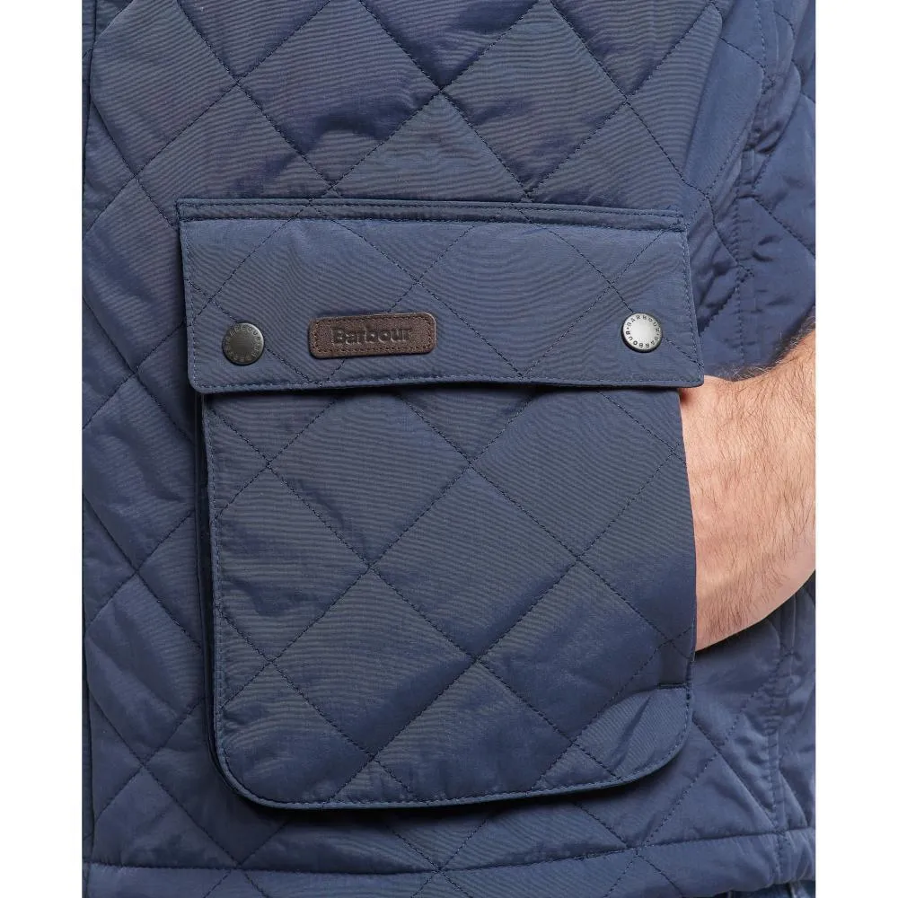 Barbour Fernwood Mens Quilted Gilet - Navy