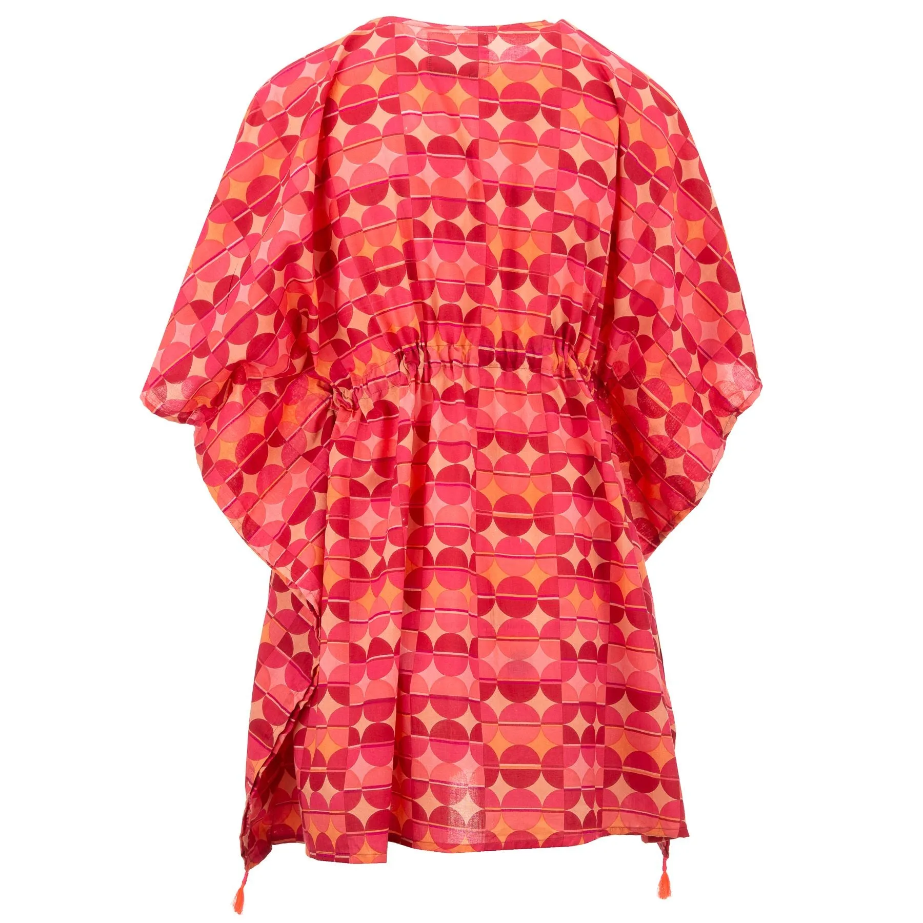 Beach Kaftan Cover-Up - Hot Sunset