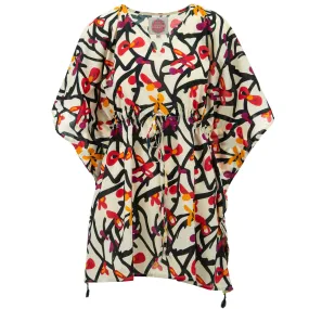 Beach Kaftan Cover-Up - Wild Garden