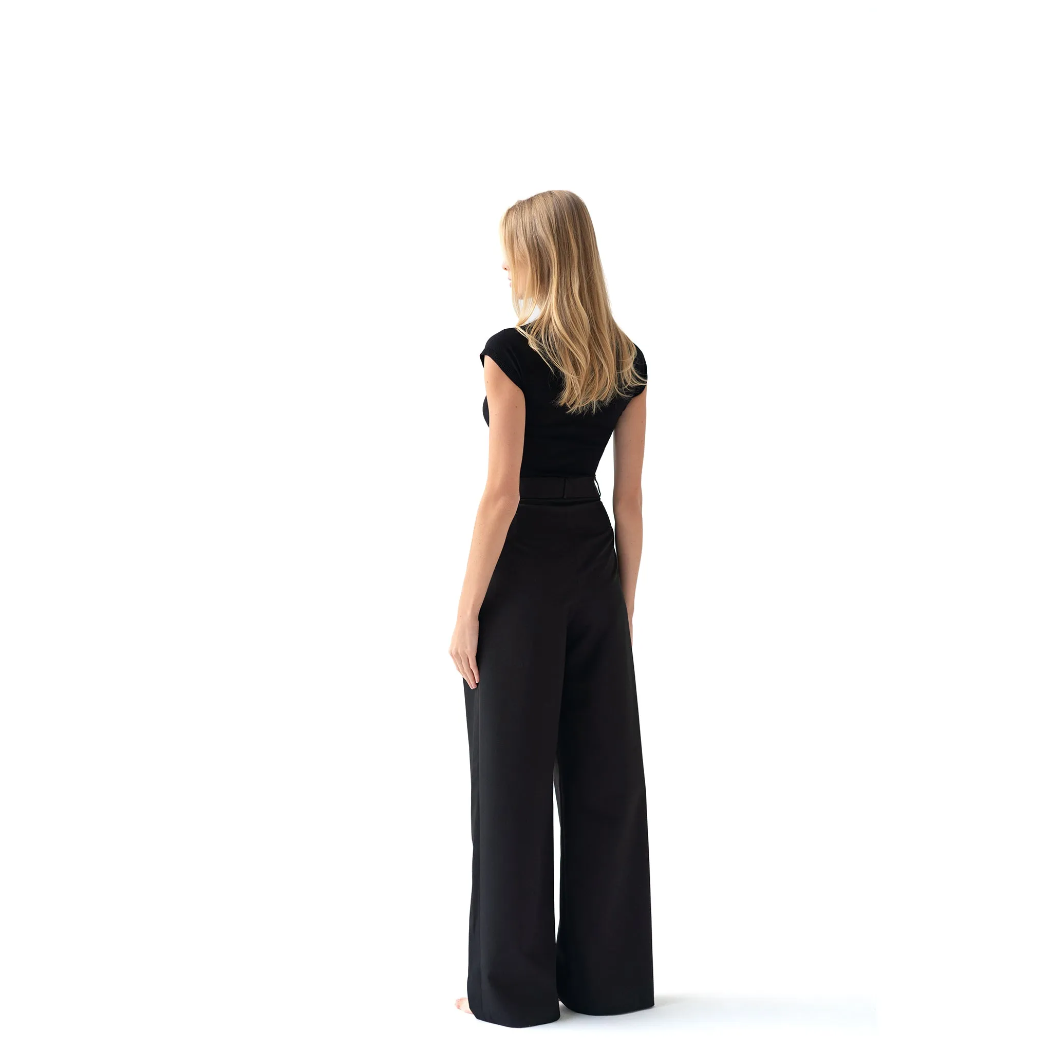 BELLA CLASSIC WIDE-LEG PANTS