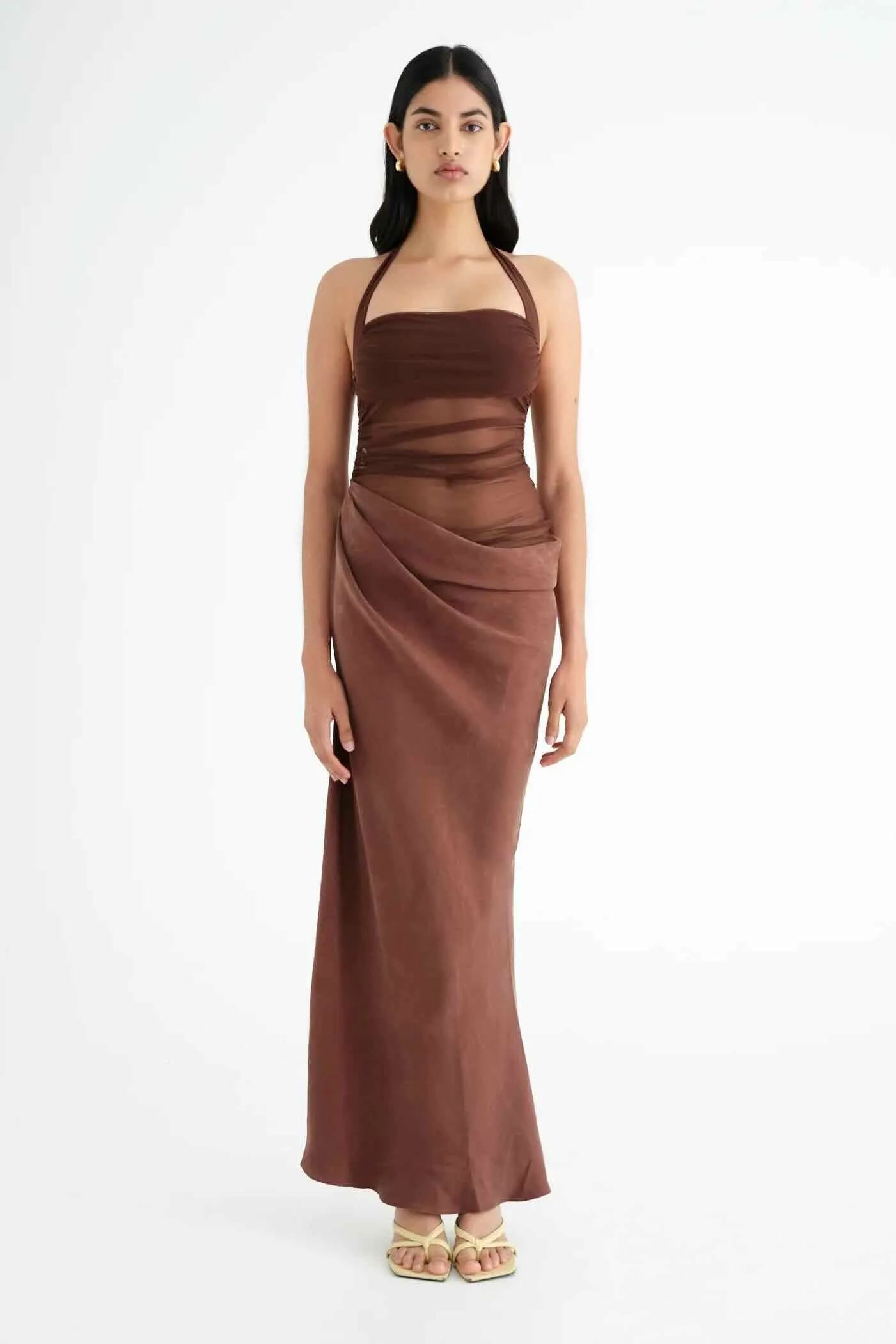 Benni Gina Maxi Dress - Chocolate