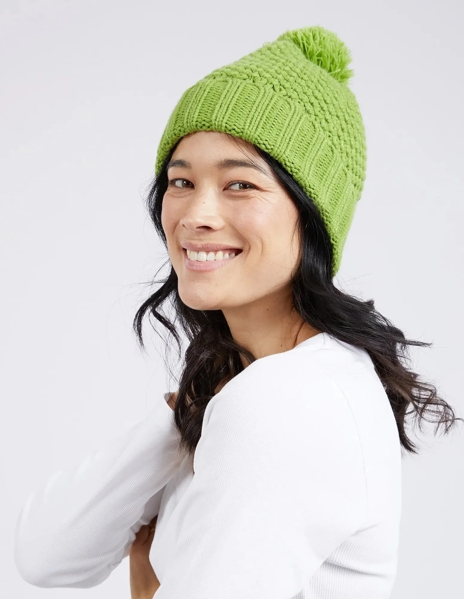 Berry Beanie -Jungle Green