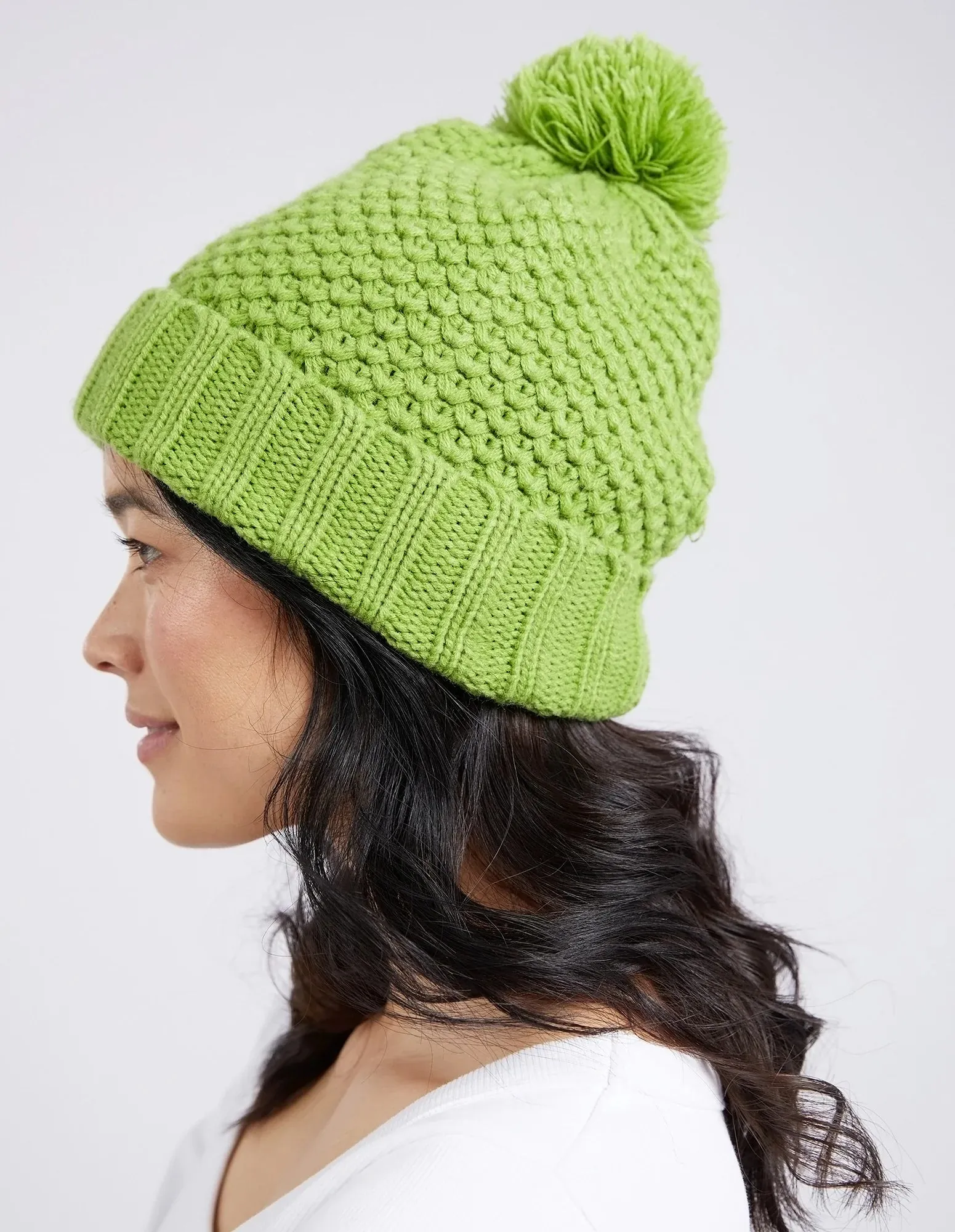 Berry Beanie -Jungle Green