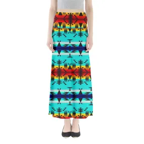 Between the Mountains Full Length Maxi Skirt