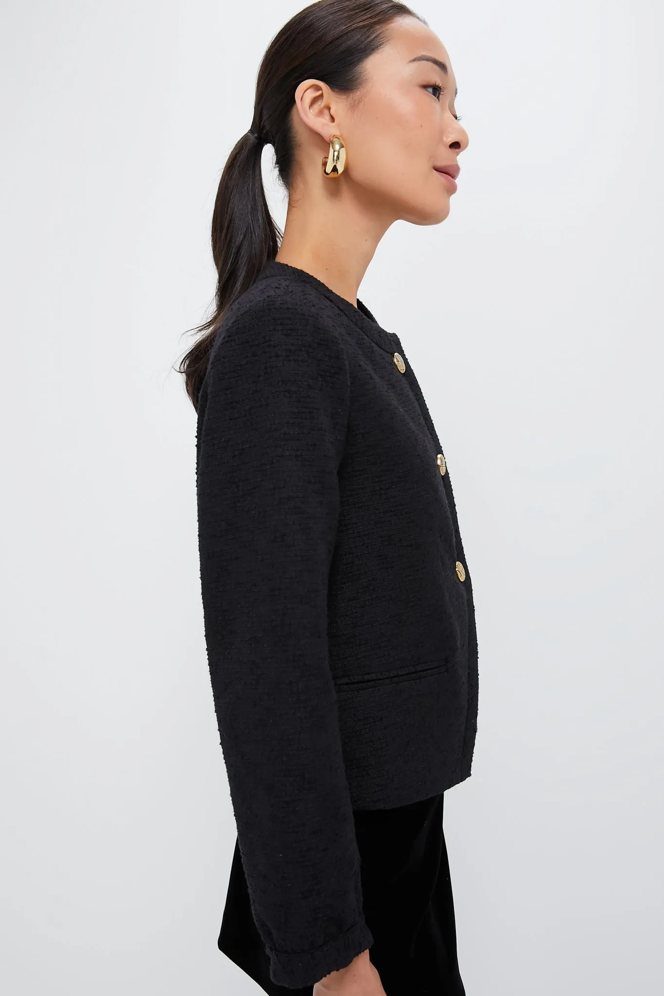 Black Tweed Sommers Jacket