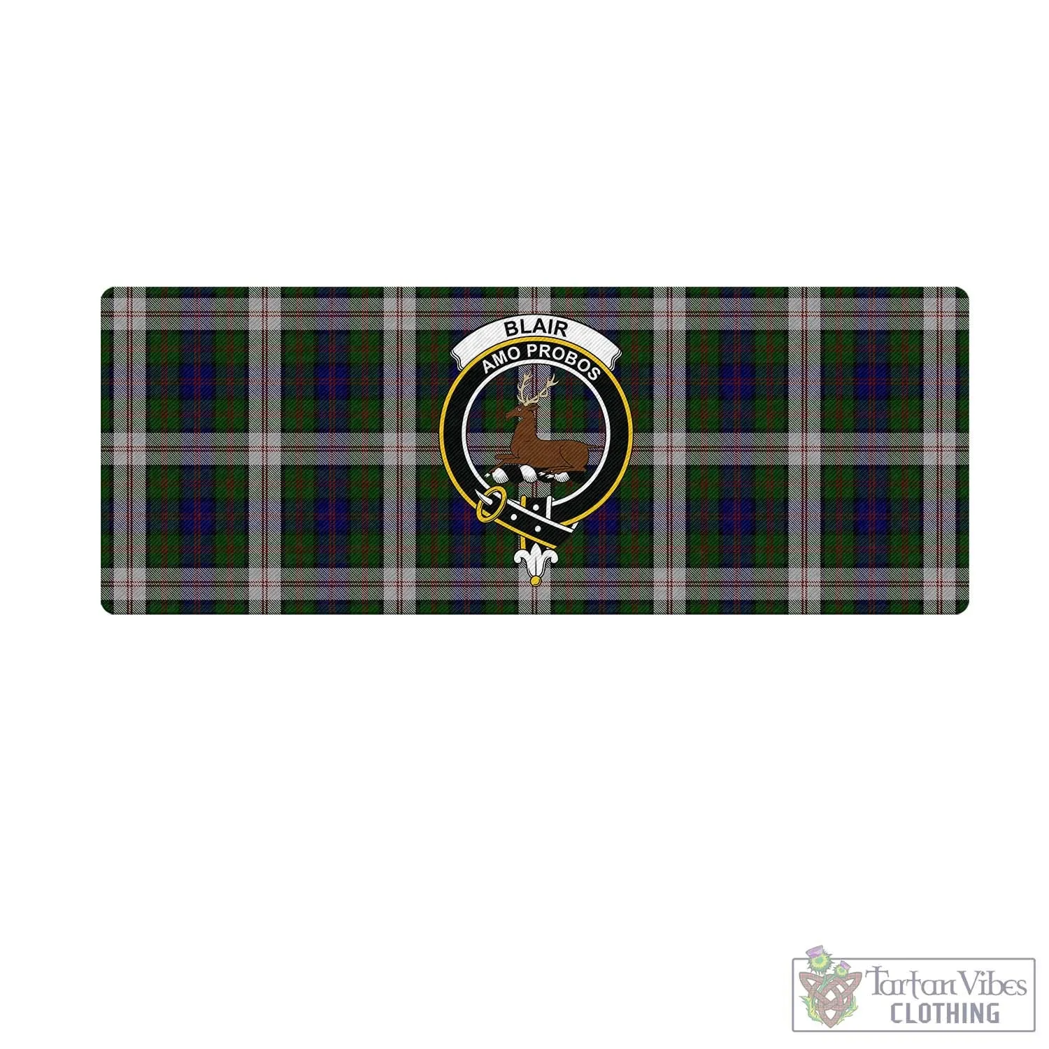 Blair Dress Tartan Mouse Pad with Family Crest