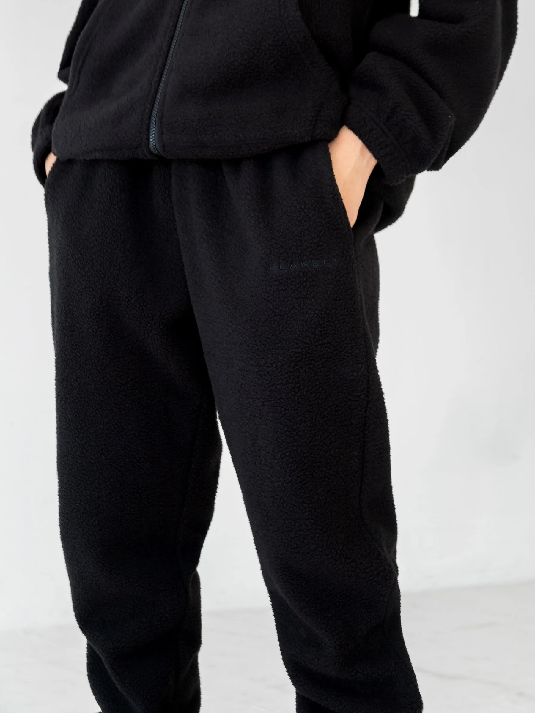 Borg Sweatpants - Black