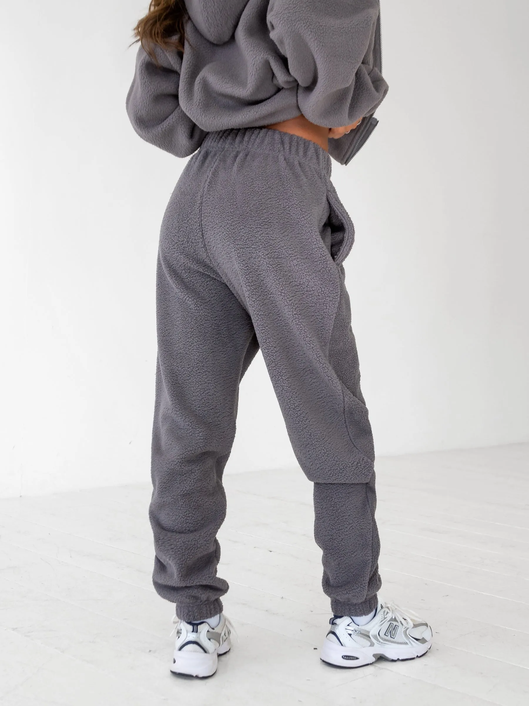 Borg Sweatpants - Charcoal