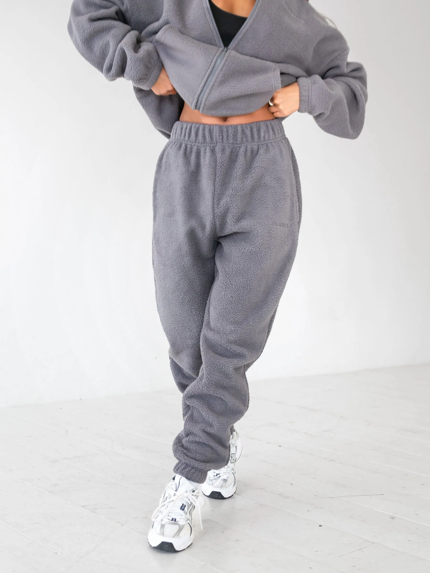 Borg Sweatpants - Charcoal