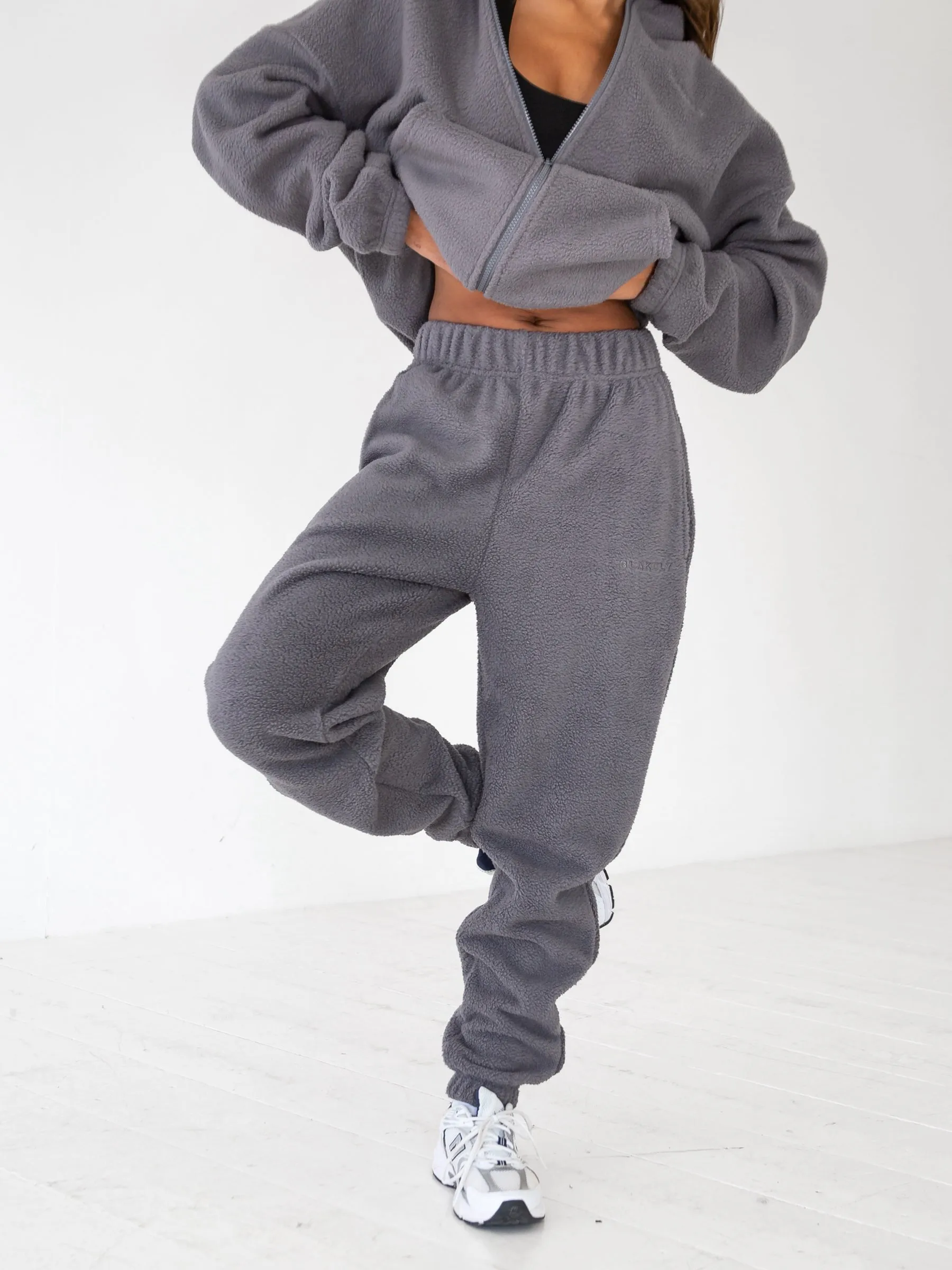 Borg Sweatpants - Charcoal