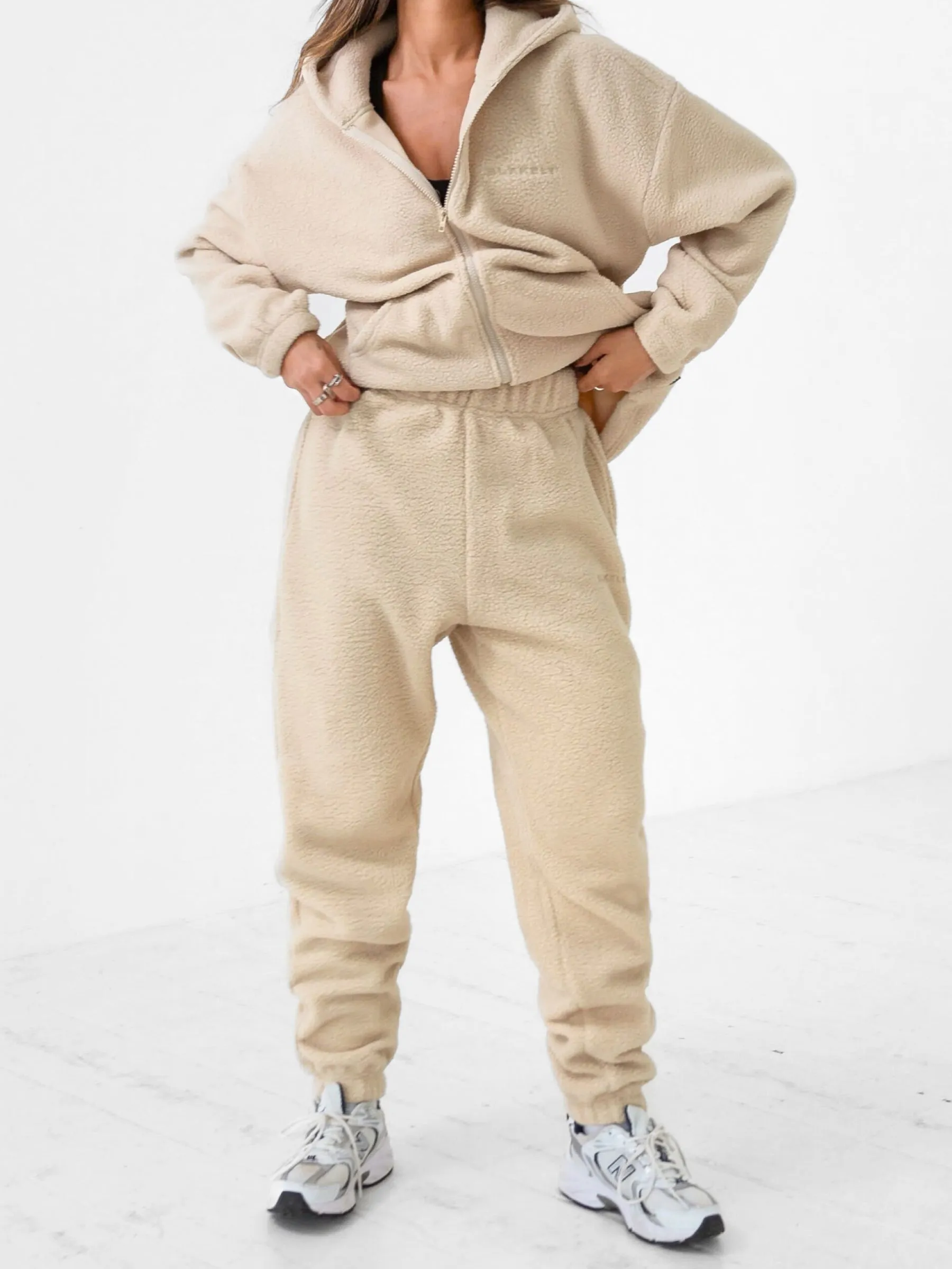 Borg Sweatpants - Sand