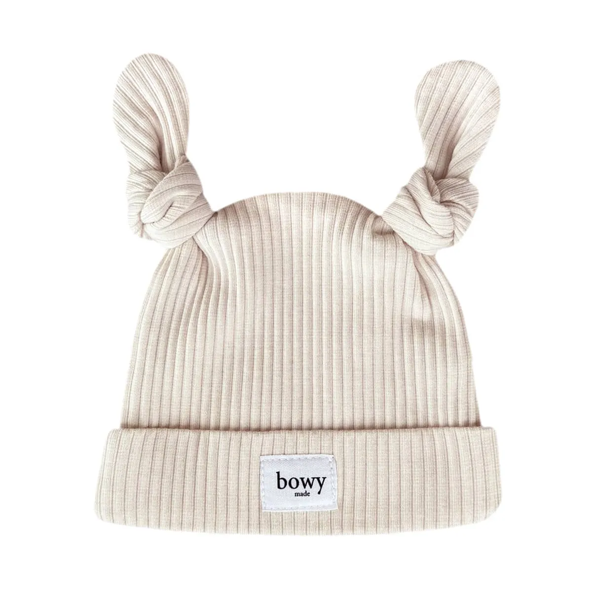 Bowy Made Double Knot Beanie - Cream