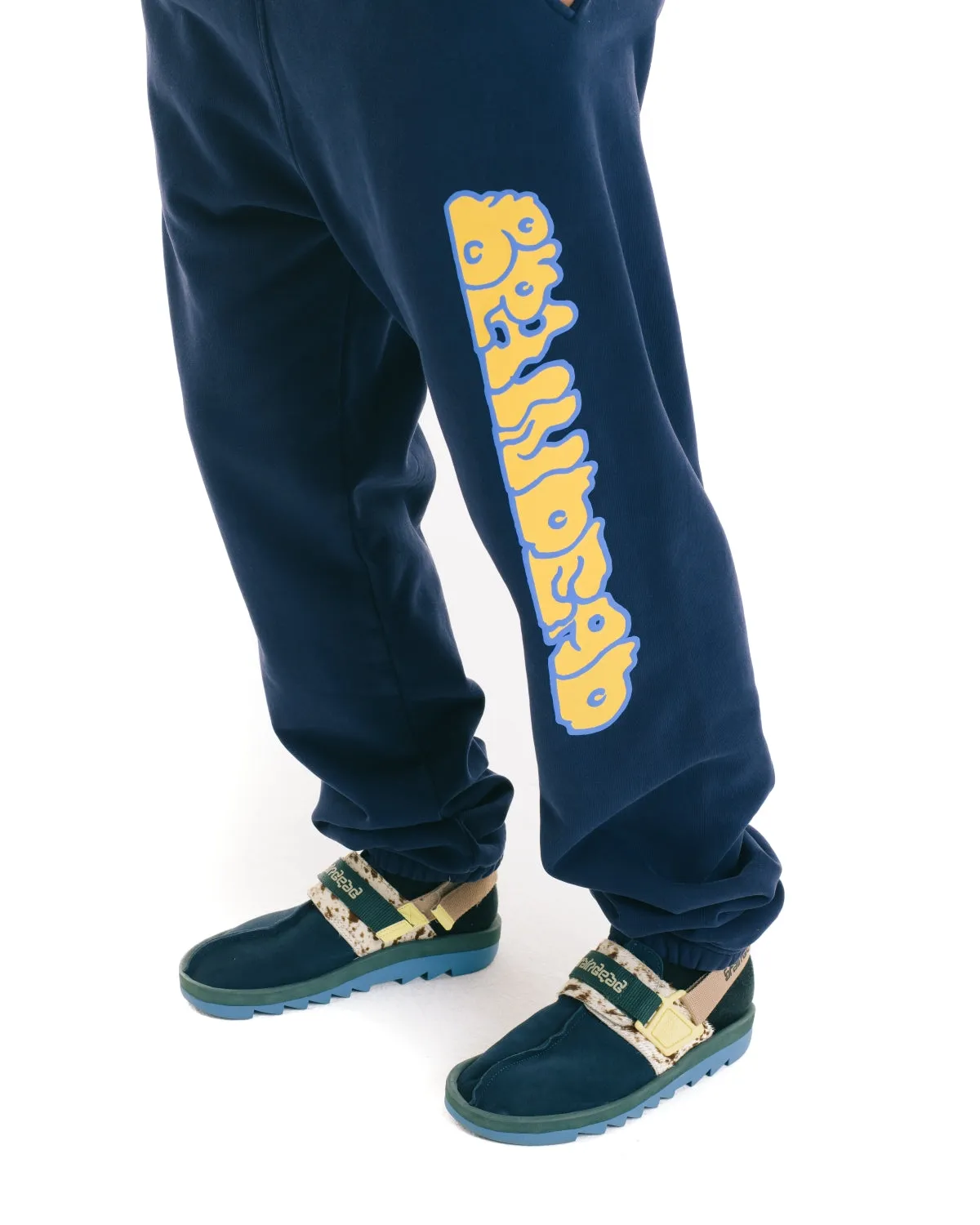 Brain Dead Bubble Sweatpants - Navy