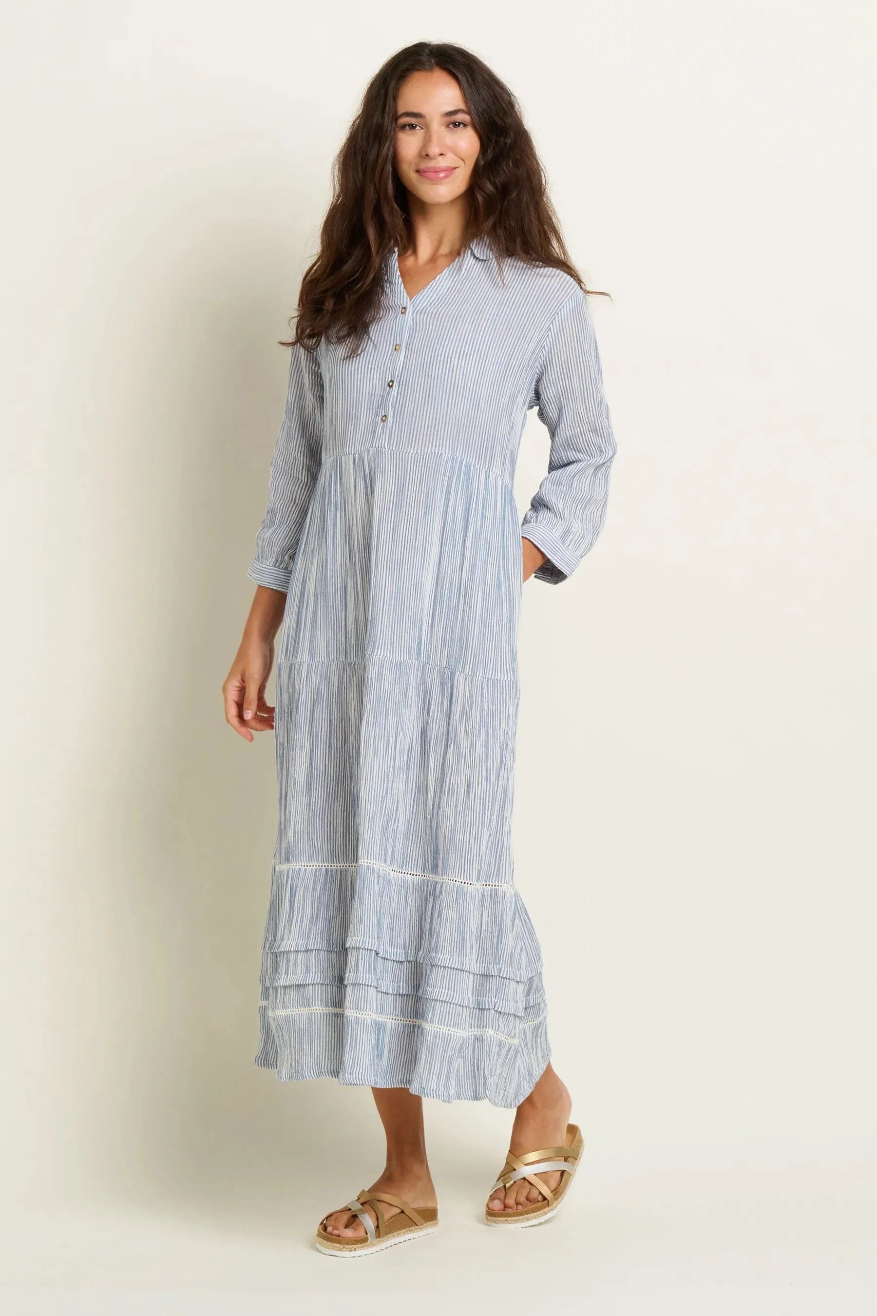 Brakeburn - Erica Stripe Maxi Dress