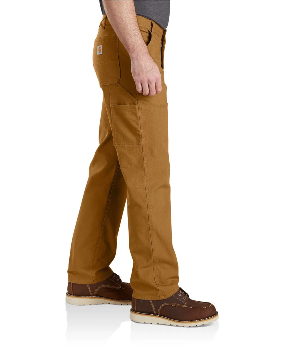 Carhartt Men’s Rugged Flex Relaxed Fit Duck Dungaree - Carhartt Brown