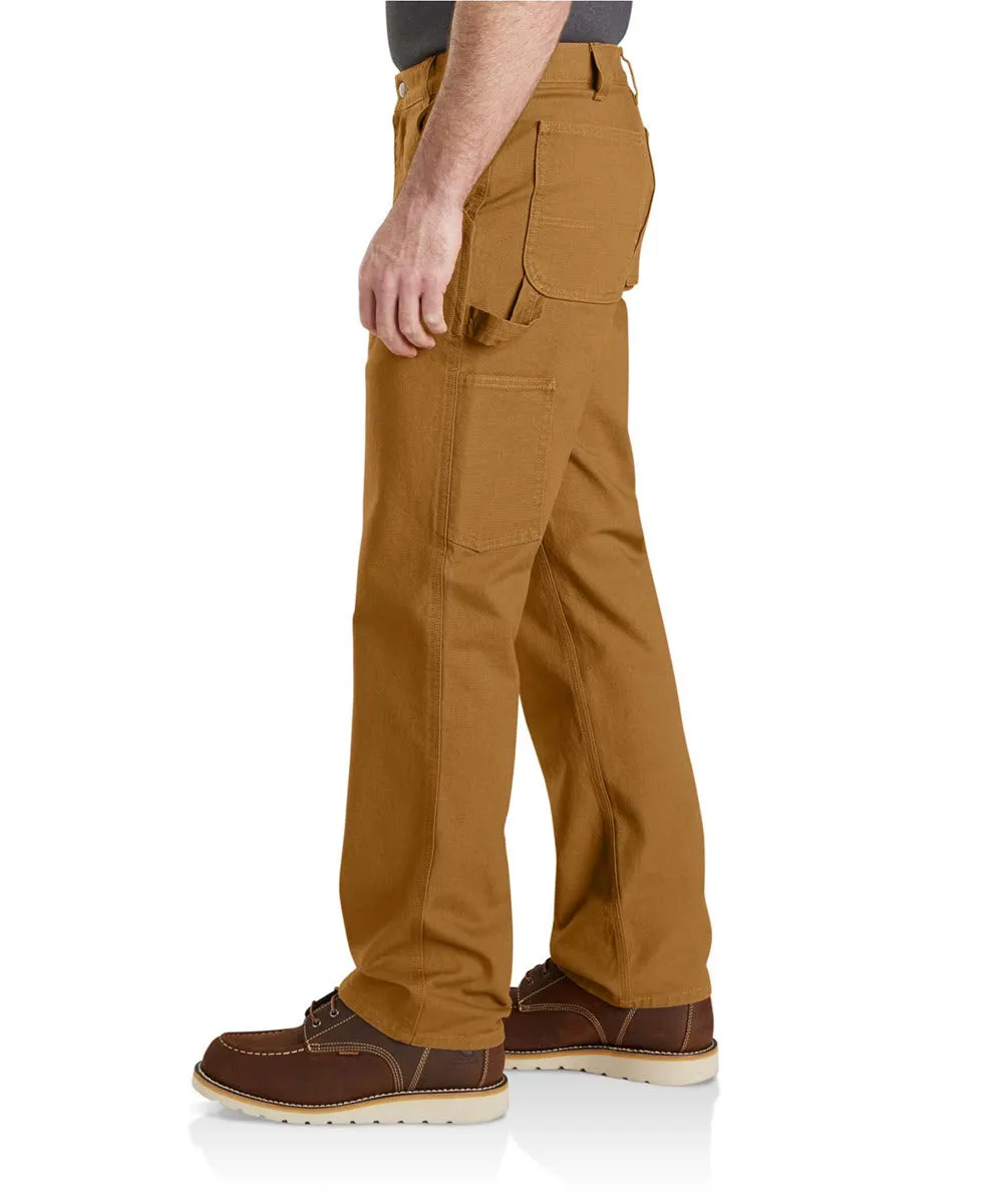 Carhartt Men’s Rugged Flex Relaxed Fit Duck Dungaree - Carhartt Brown