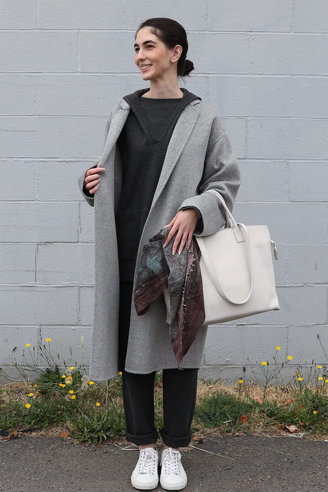 CARLIE COAT IN WOOL CASHMERE DOUBLE FACE