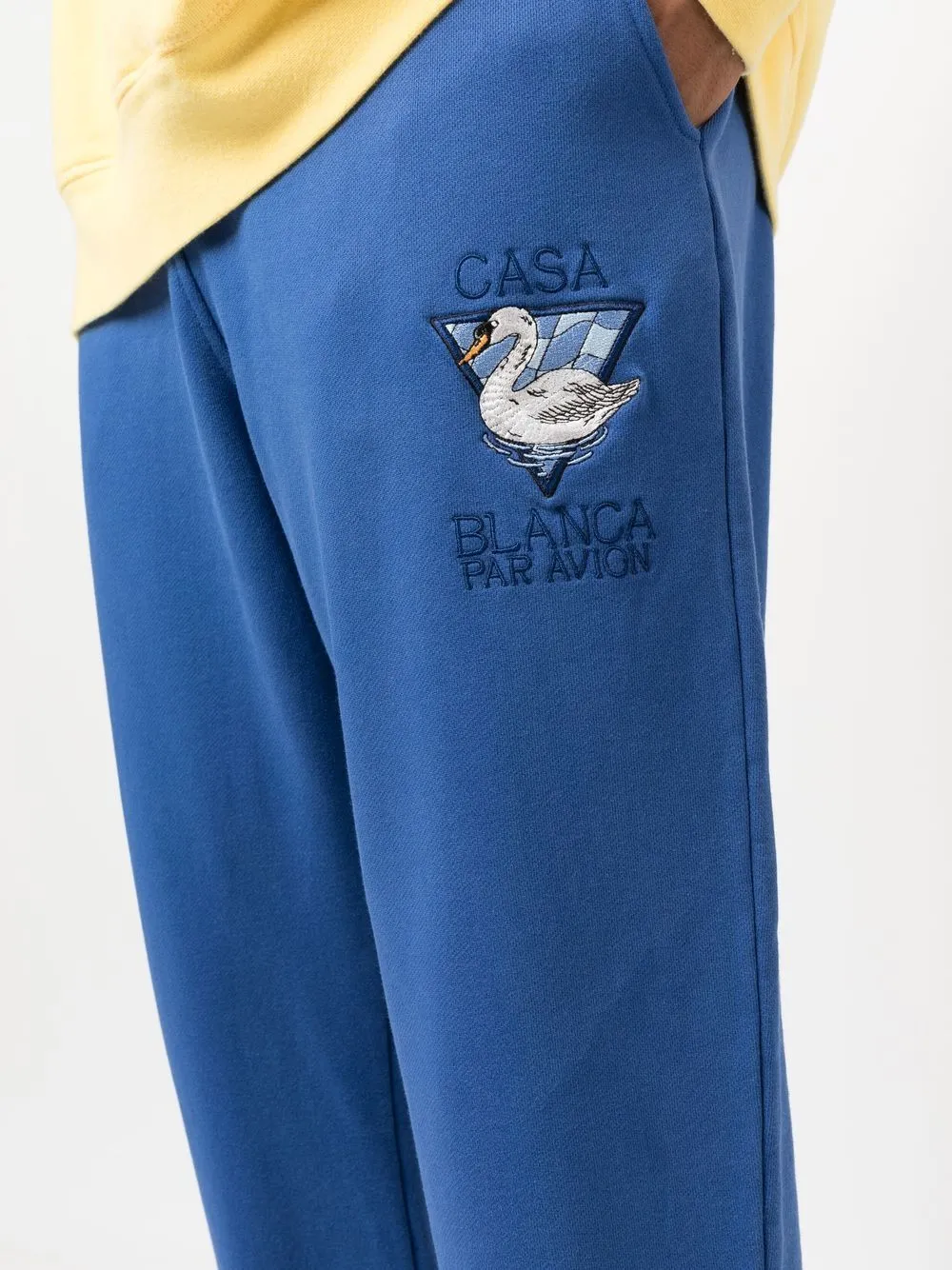 Casablanca Blue Loopback Casablanca Par Avion Sweatpant