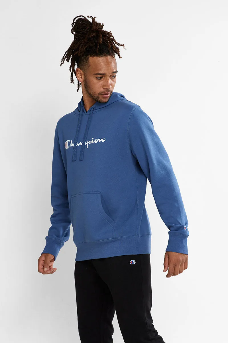 Champion Script Hoodie - French Chambray