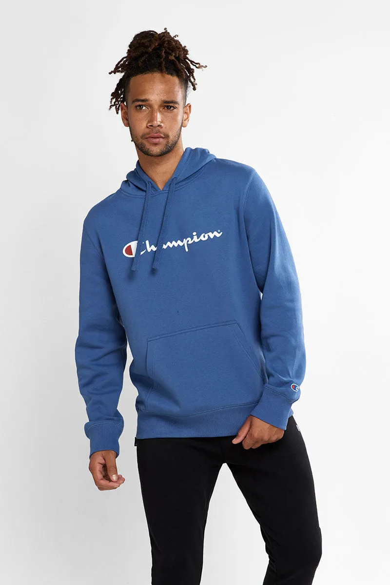 Champion Script Hoodie - French Chambray