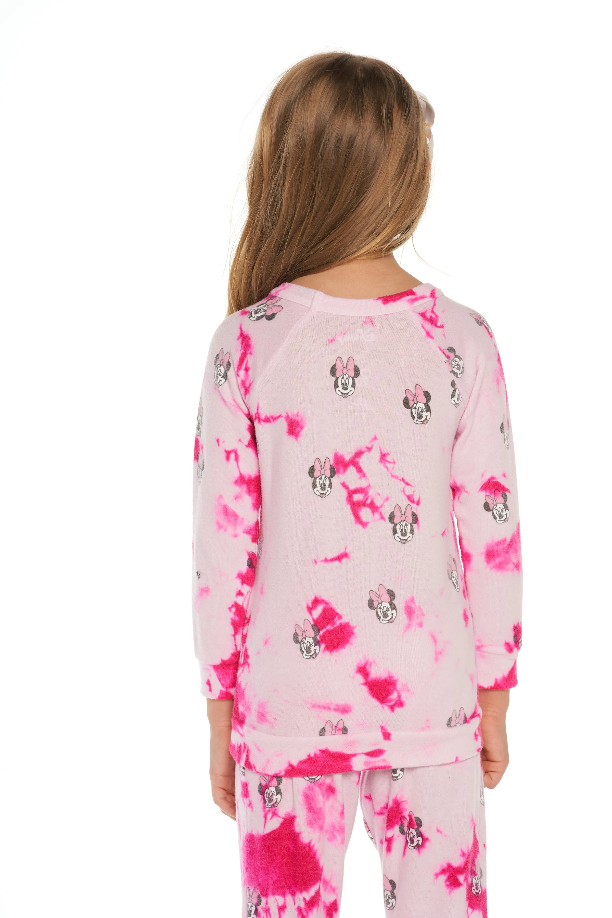 Chaser Disney Minnie Mouse - Tie Dye Minnie Toss Sweatshirt