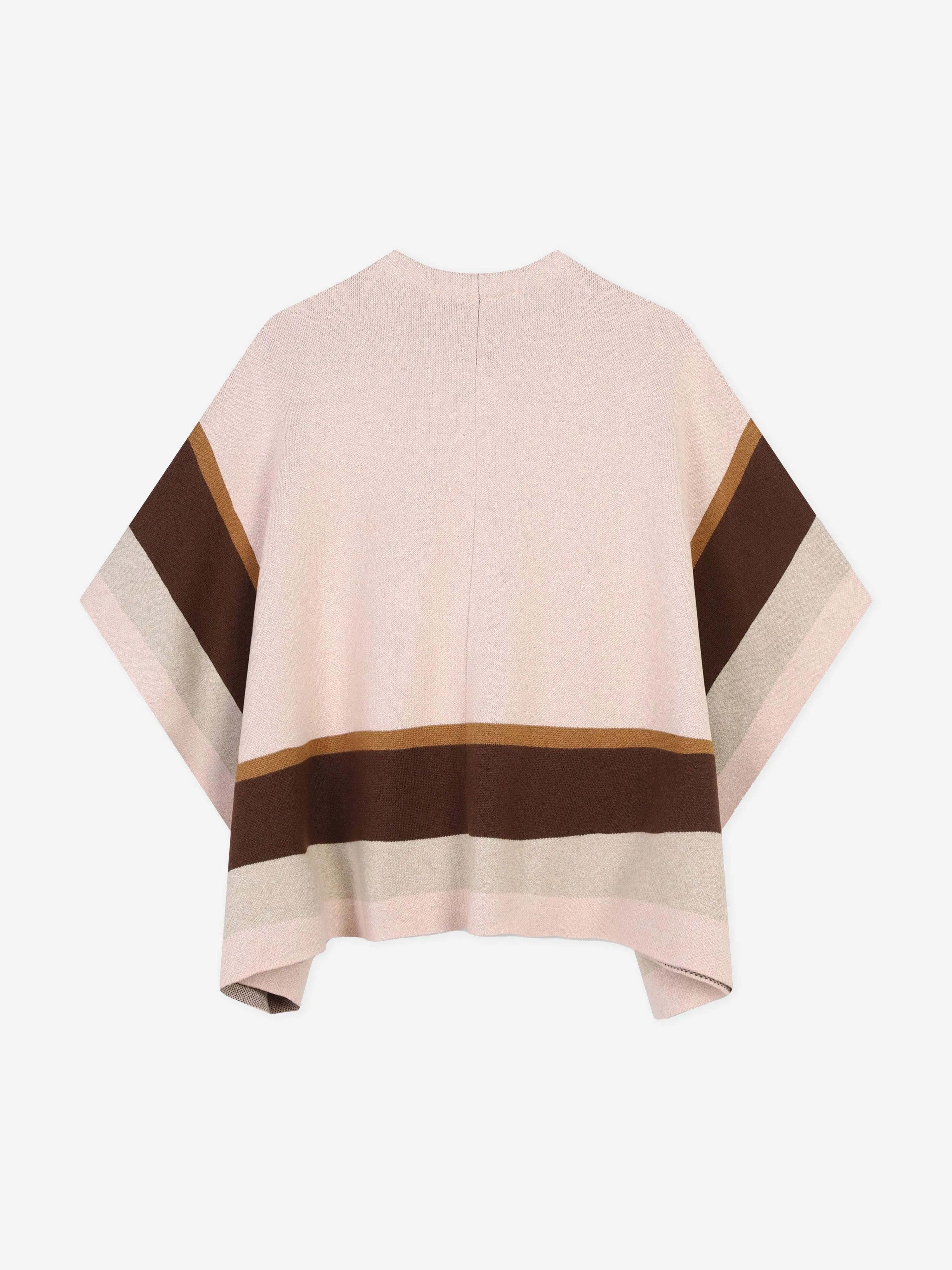 Chloé Girls Knitted Cape in Pink