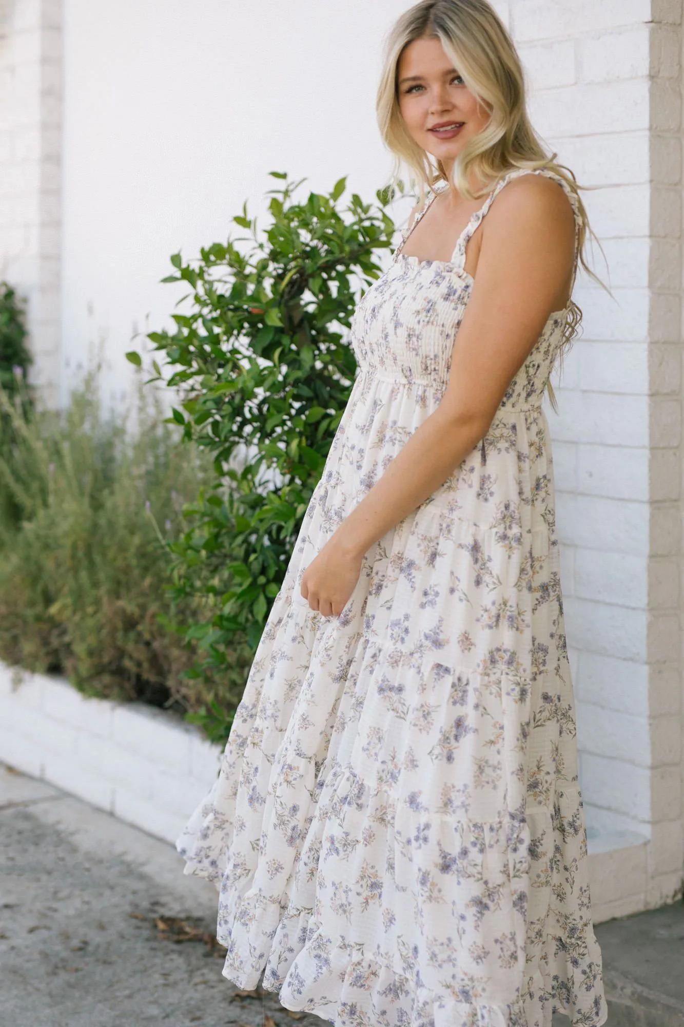 Christina Smocked Maxi Dress