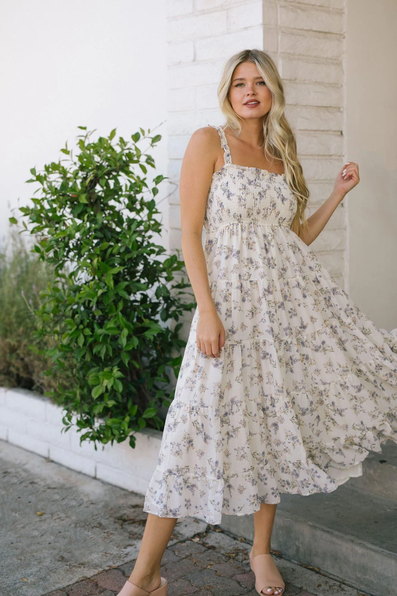 Christina Smocked Maxi Dress