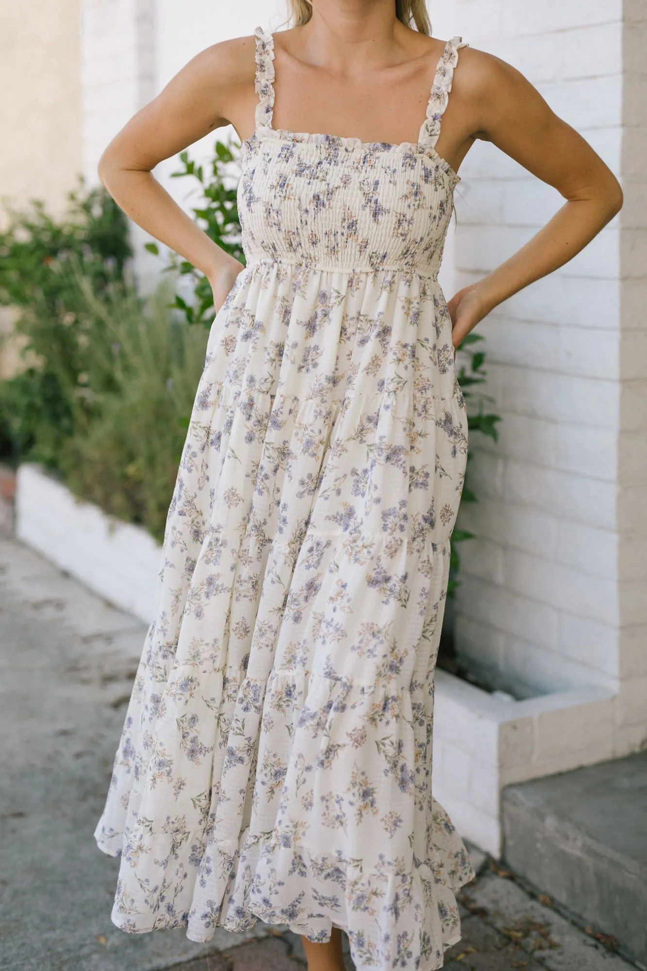 Christina Smocked Maxi Dress