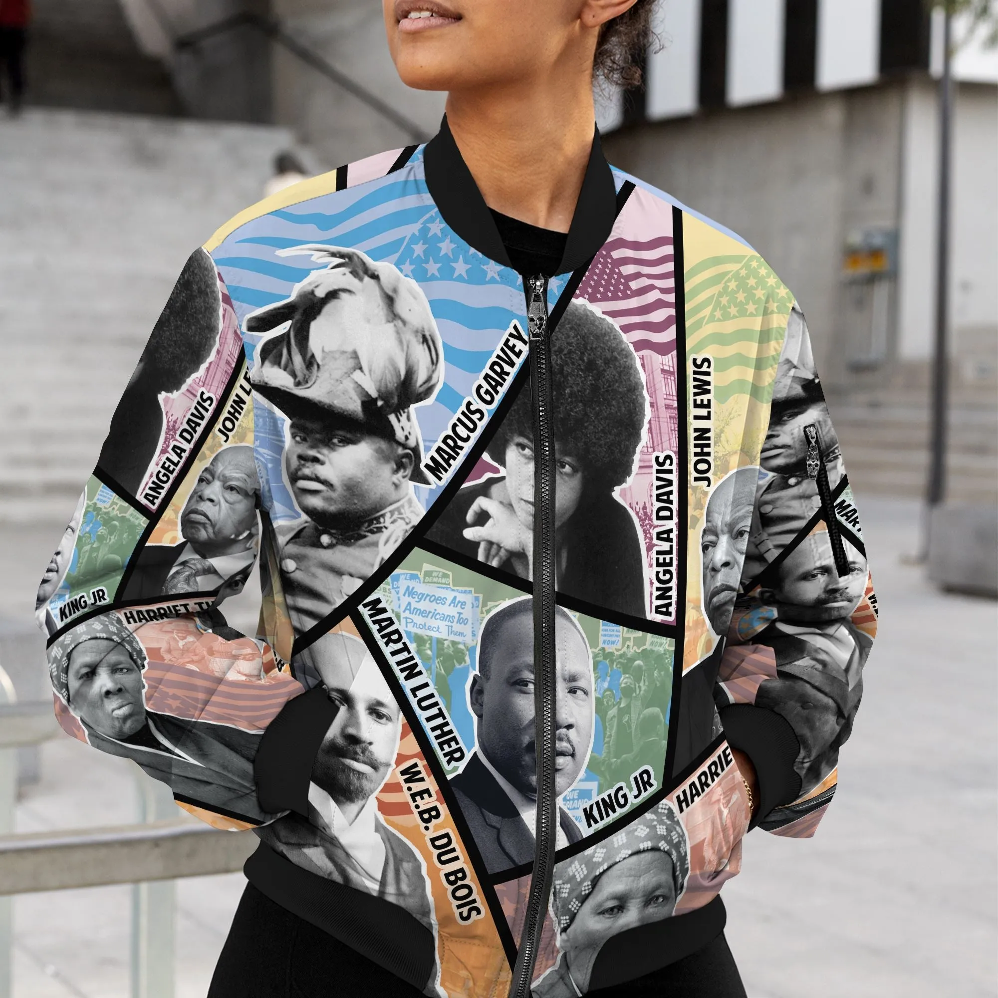 Civil Rights Icons Bomber Jacket