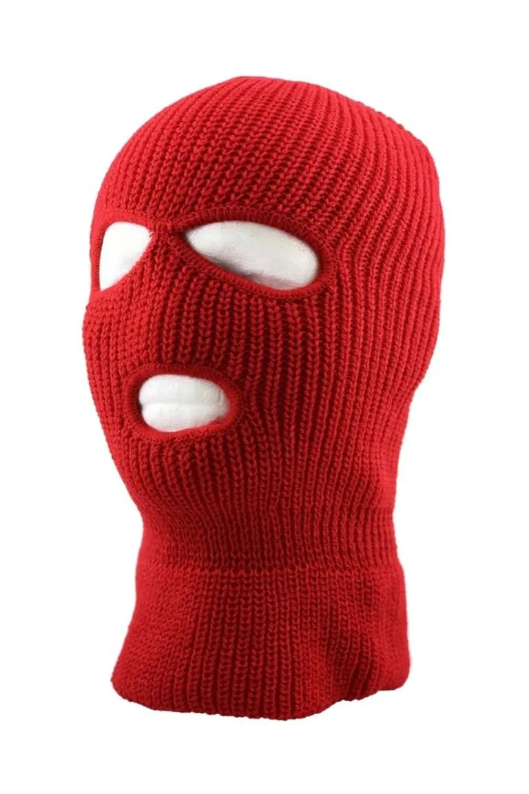 Classic Full Face Balaclava Mask (Red)