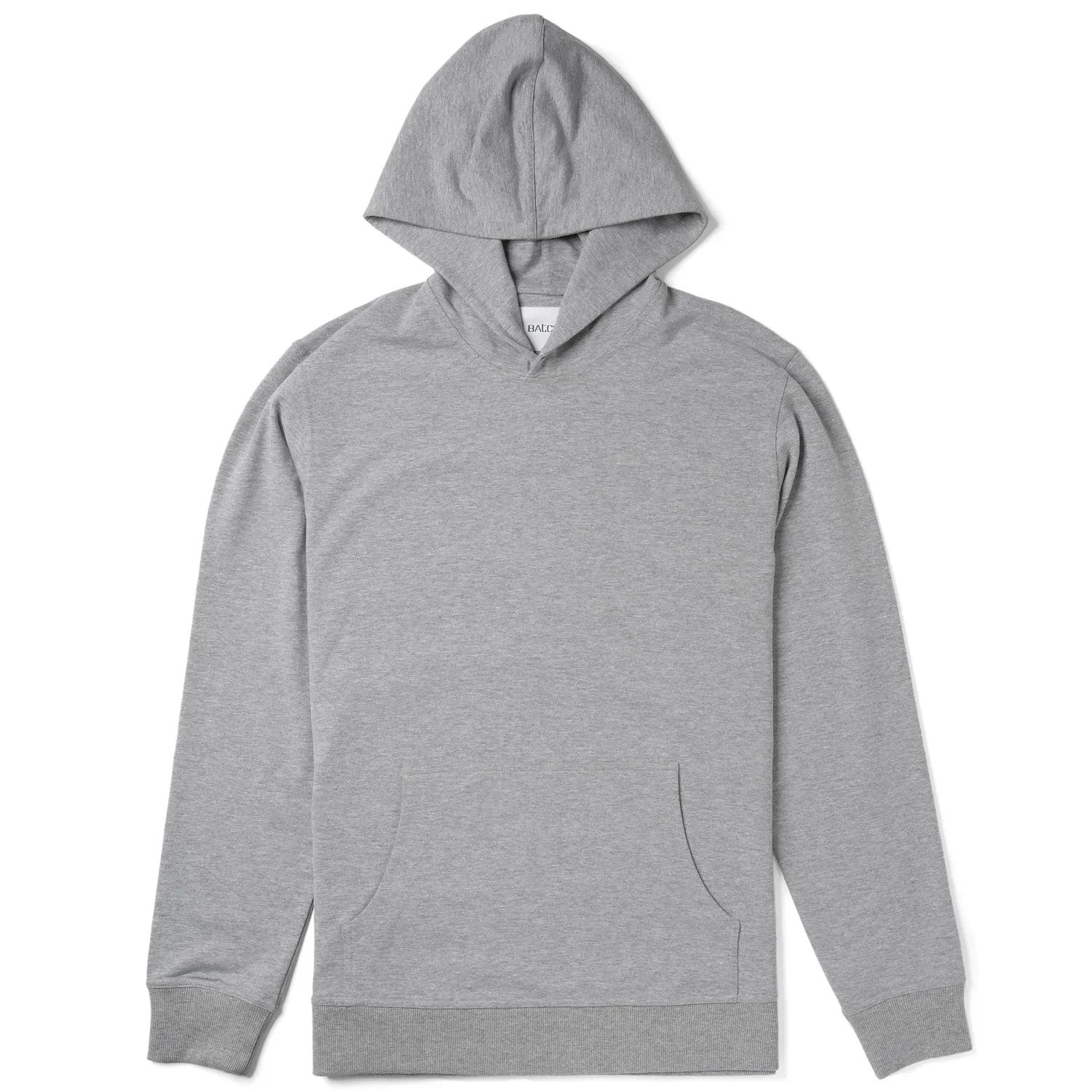 Classic Hoodie –  Granite Gray Melange Cotton Terry