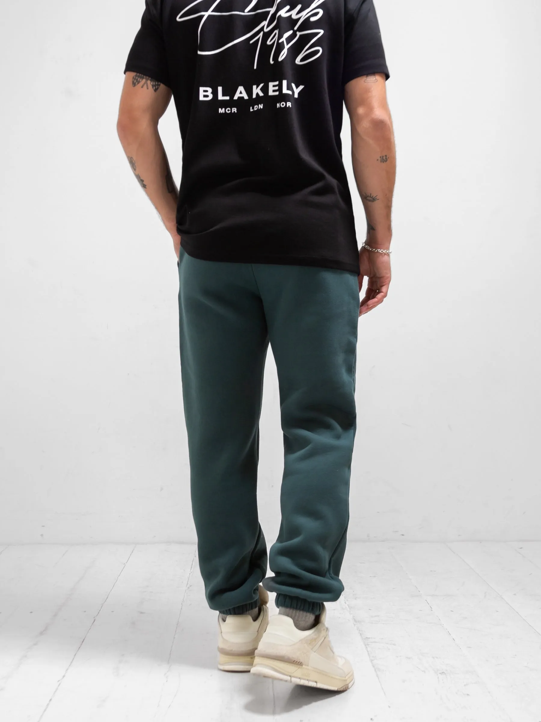 Club Relaxed Sweatpants - Teal Green