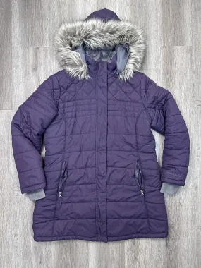 Coat Puffer & Quilted By Free Country In Purple, Size: L