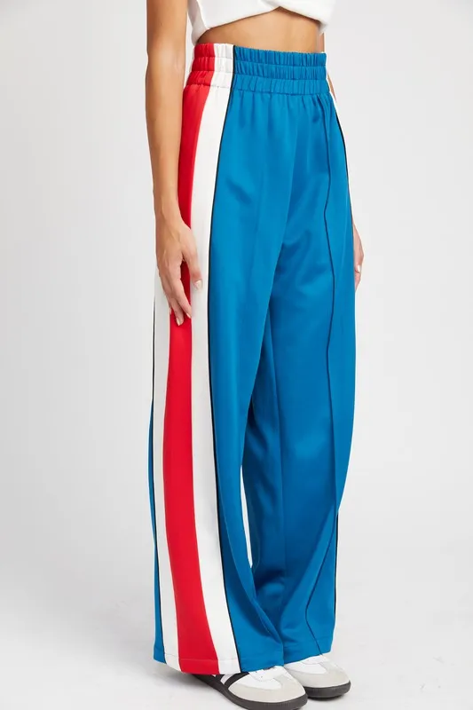 Colorblock track pants