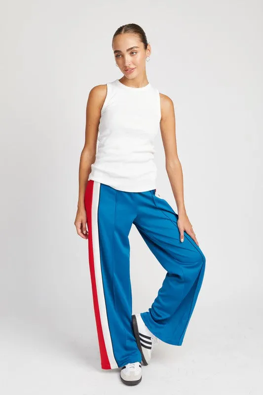 Colorblock track pants